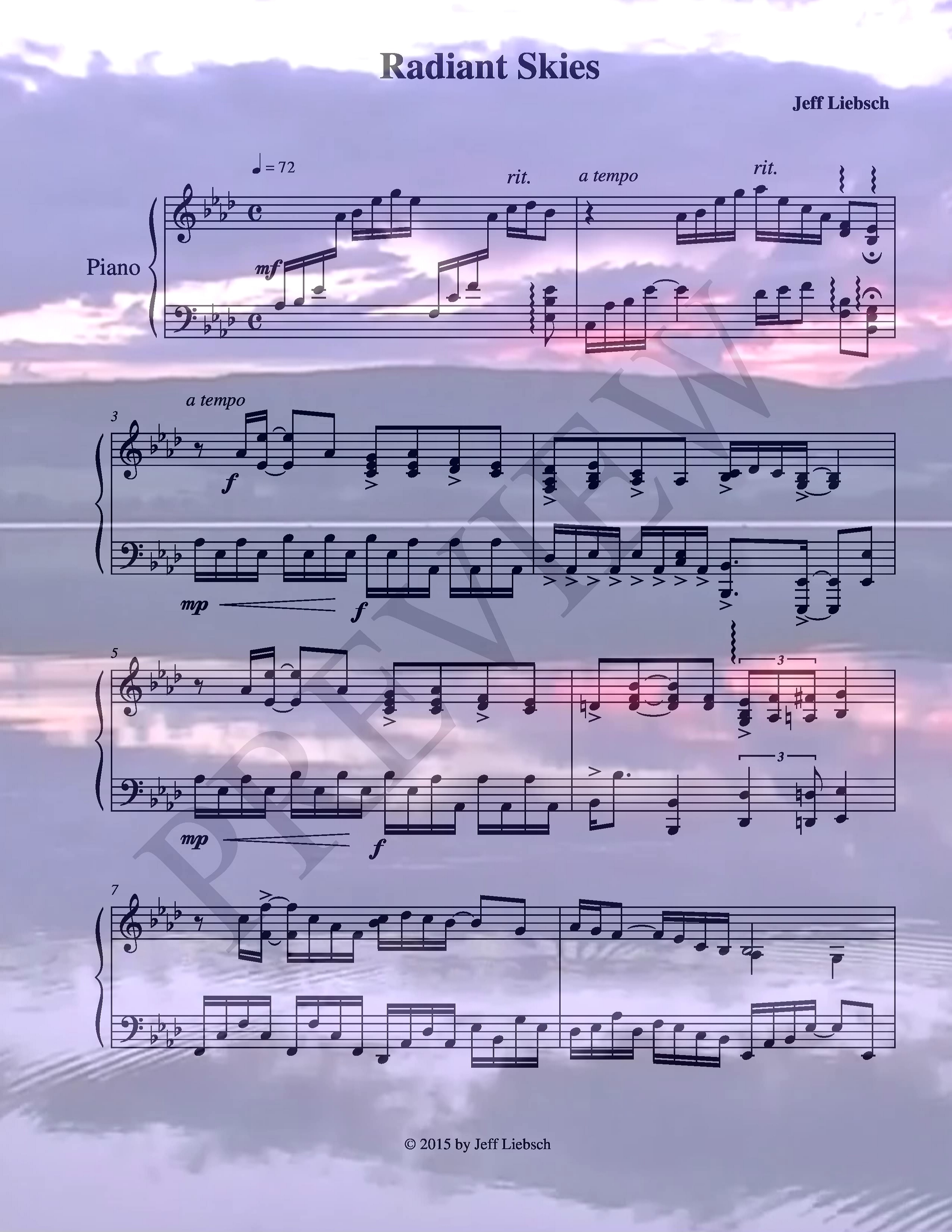 Radiant Skies (Solo Piano)